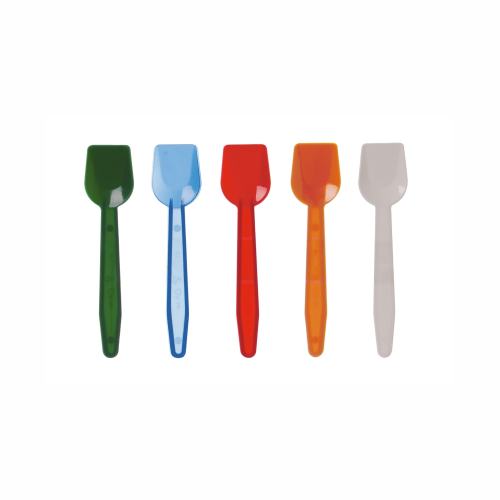 Eislöffel Mehrweg Kunststoff gewölbt, bunt 9,5cm